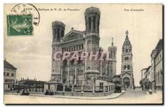 CPA Basilique de ND de Fourviere Vue d'ensemble 