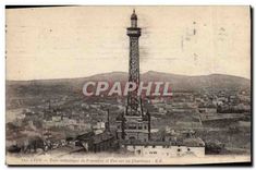 CPA Lyon Tour metallique de Fourviere et Vue sur les Chartreux 