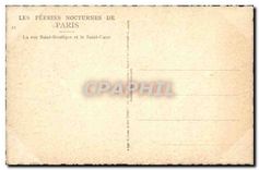 CPA Paris La rue Saint Rustique et le Sacre Coeur