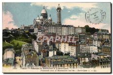 CPA Paris Panorama de Montmartre et le Sacre Coeur 
