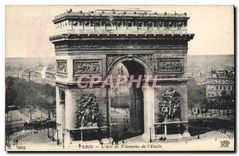 CPA Paris L'Arc de Triomphe de l'Etoile 