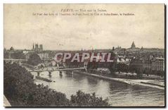 CPA Paris Vue sur la Seine 