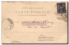 CPA Monument de Gambetta  Paris Carte 1898