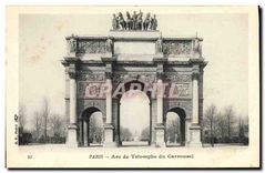 CPA Paris Arc de Triomphe du Carrousel 