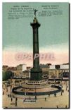 CPA Paris Place de la Bastille La Colonne de Juillet 