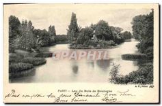 CPA Paris Lac Du Bois de Boulogne 