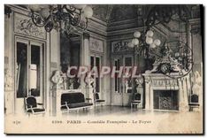 CPA Paris Comedie Francaise Le Foyer 