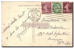 CPA Paris Panorama des Jardins du Trocadero vers la Tour Eiffel