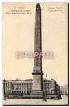 CPA Paris L'Obelisque de Louqsor Place de la Concorde 