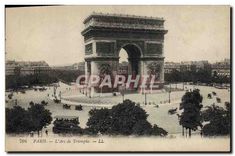 CPA Paris L'Arc de Triomphe 