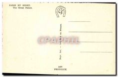 CPA Paris la nuit Le Grand Palais 