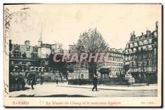 CPA Paris Le Musee de Cluny et le nouveau Square 