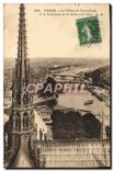 CPA Paris La Fleche de Notre Dame et le Panorama de la Seine cote Est 