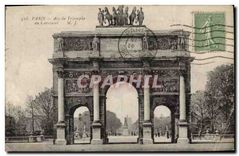 CPA Paris Arc de Triomphe du Carrousel 