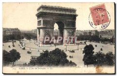 CPA Paris L'Arc de Triomphe 