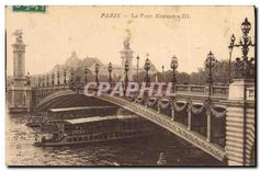 CPA Paris Le Pont Alexandre III 