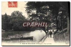 CPA Bois du Boulogne Artistique Vue sur le lac 