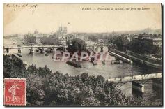 CPA Paris Panorama de la Cite vue prise du Louvre 