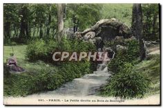CPA Paris La Petite Grotte au Bois de Boulogne 
