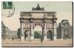 CPA Paris Arc de Trimphe de la Place du Carrousel 