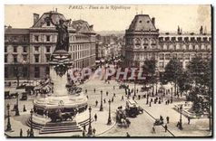 CPA Paris Place de la Republique 