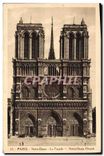 CPA Paris Notre Dame La Facade 