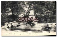 CPA Paris Le Luxembourg Monument de DelaCroix 