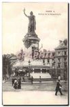 CPA Paris Statue de la Republique 