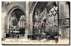CPA Paris Eglise Saint Etienne du Mont Chapelle et Tombeau de Saint Genevieve 