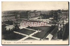 CPA Paris Vue generale du Louvre 