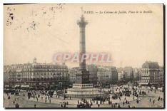CPA Paris La Colonne de Juillet Place de la Bastille 