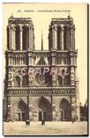 CPA Paris Cathedrale Notre Dame 