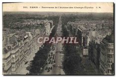 CPA Paris Panorama de l'Avenue des Champs Elysees 