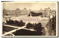 CPA Vue de Paris Le Louvre Vue Generale 