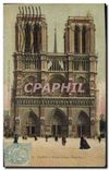 CPA Paris Notre Dame Facade 