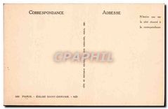 CPA Paris Eglise Saint Gervais 