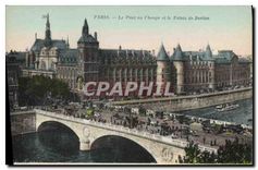 CPA Paris Le Pont au Change et le Palais de Justice 