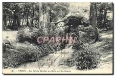 CPA Paris La Petite Grotte au Bois de Boulogne 