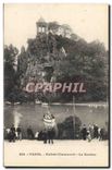 CPA Paris Buttes Chaumont Le Rocher 