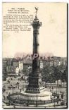 CPA Paris Place de la Bastille Colonne de Juillet 