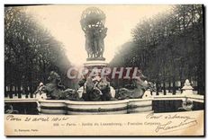 CPA Paris Jardin du Luxembourg Fontaine Carpeaux 