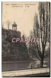 CPA Paris Buttes Chaumont Les Bords du Lac 