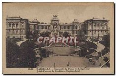 CPA Marseille Ensemble du Palais de Longchamp 