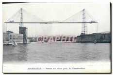 CPA Marseille Entree du vieux port Le Transbordeur 