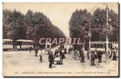 CPA Marseille Rond Point et Promenade du Prado 