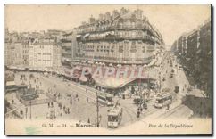 CPA Marseille Rue de la Republique 