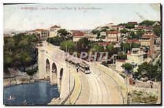 CPA Marseille La Corniche Le Pont de la Fausse Monnase 