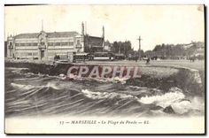 CPA Marseille La Plage du Prado 
