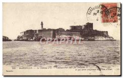 CPA Marseille Le Chateau d'If Chateau Fort bati par Francois 1er