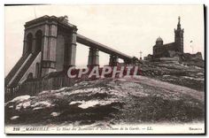 CPA Marseille Le Haut des Ascenseurs et Notre Dame de la Garde 